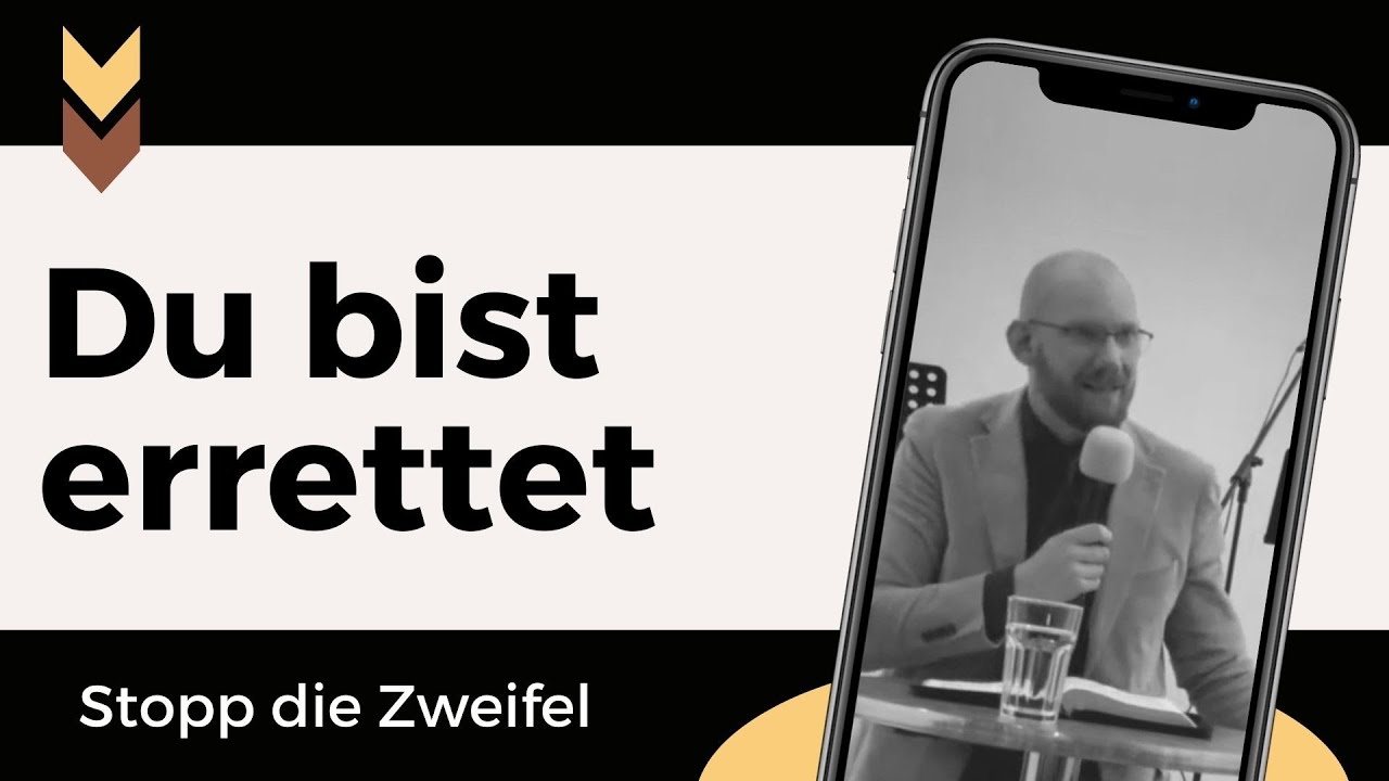 Bin ich errettet? Das Gesetz verflucht - die Gnade rettet dich! | David Dück