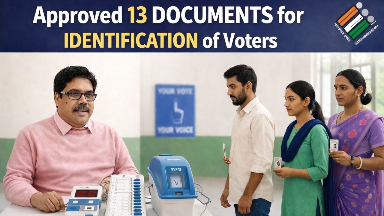 #VOTE42 | EPIC & 13 Alternative DOCUMENTS for IDENTIFICATION of VOTERS | Assembly Election |
