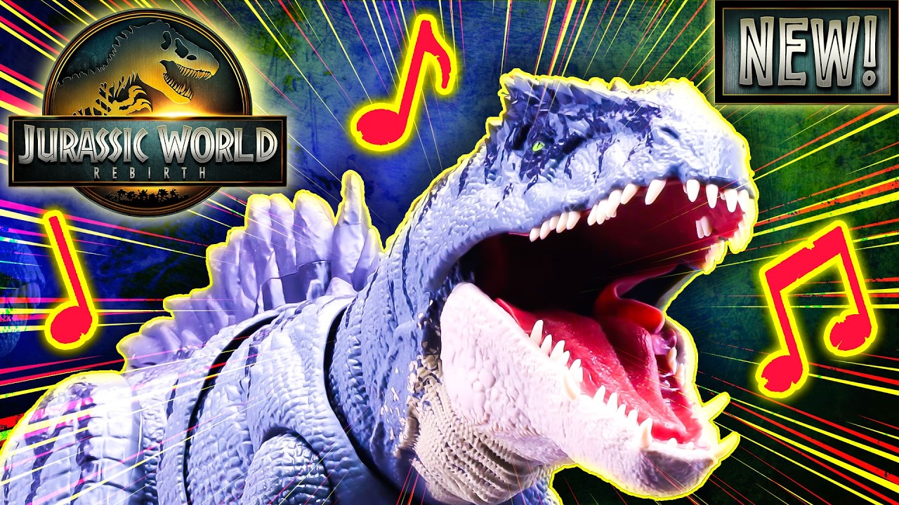 Jurassic World - Giganotasaurus | &ldquo;Giga Chomps Bigga!&rdquo; | Official Music Video 🦖🎶 | Mattel Action!