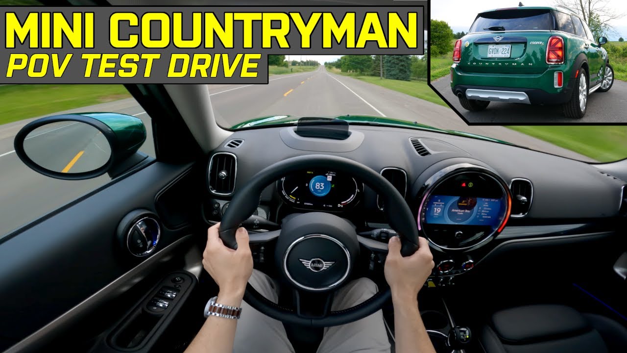 2022 MINI Cooper Countryman SE All4 Premier+ PHEV - POV Test Drive [4K]