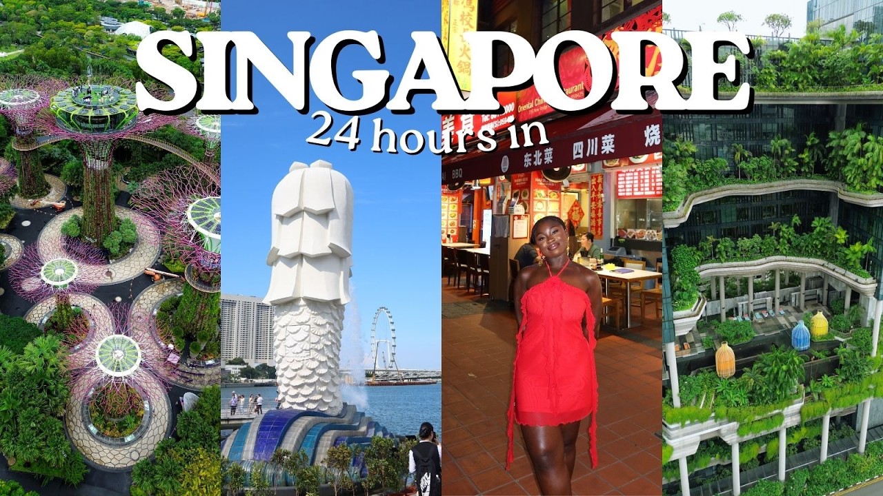 BLACK GIRL ADVENTURES IN ASIA: 24 HOURS IN SINGAPORE !  places to explore, gardens by the bay +more!
