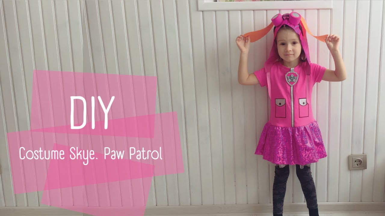 Costume Skye. Paw patrol. D.I.Y. Костюм Скай из сериала «Щенячий патруль»