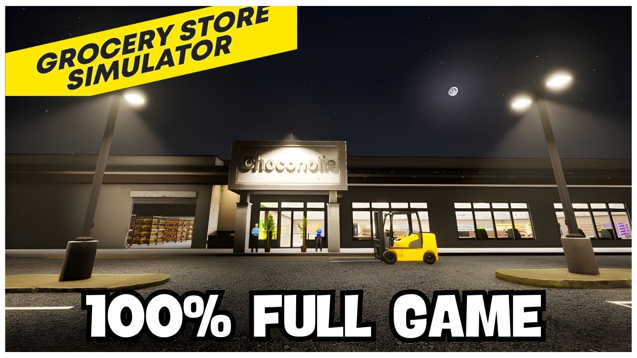 Grocery Store Simulator 100% Full Gameplay Walkthrough + All Achievements (No Commentary)