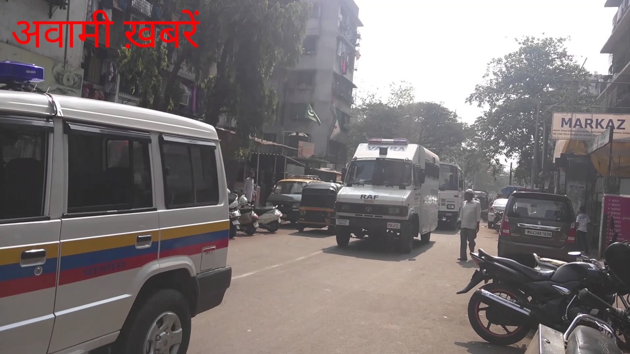 kurla vinoba bhave nagar police ne kiya area police march 2017