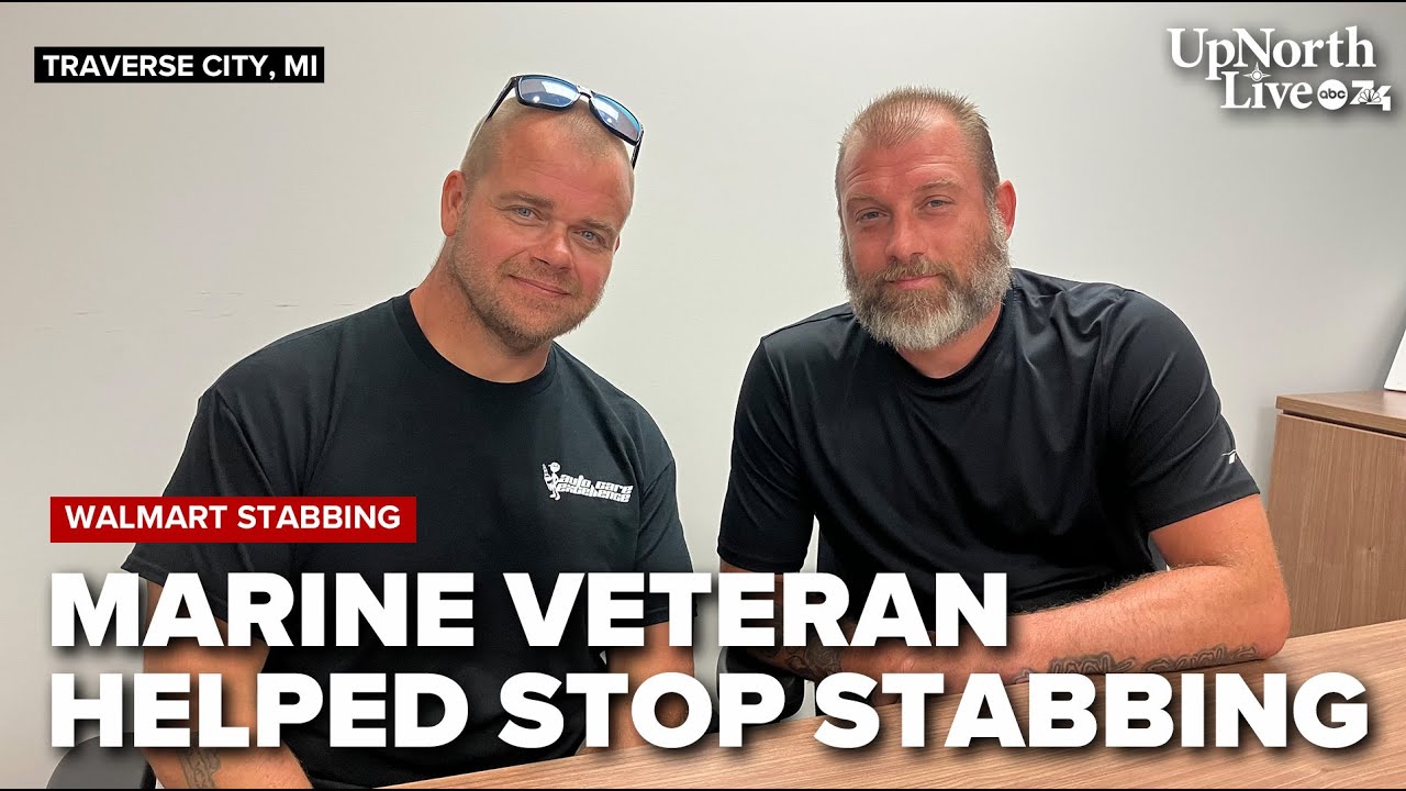 Marine veteran and brother-in-law detail taking action to stop Traverse City Walmart stabbing