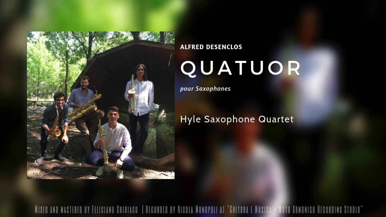 A. Desenclos, “Quatuor” pour Saxophones | Aras Quartet