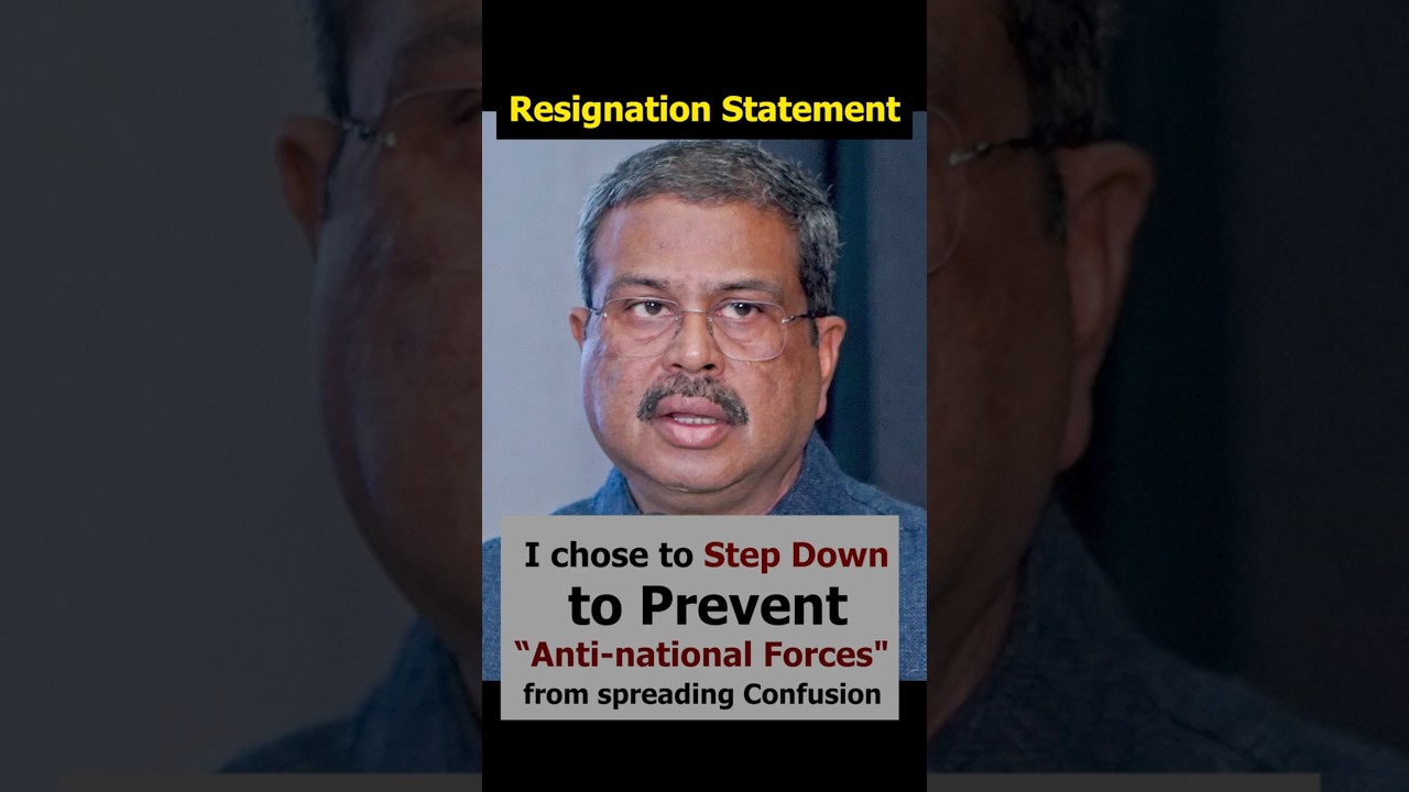 🚨 READ: Dharmendra Pradhan's RESIGNATION LETTER!