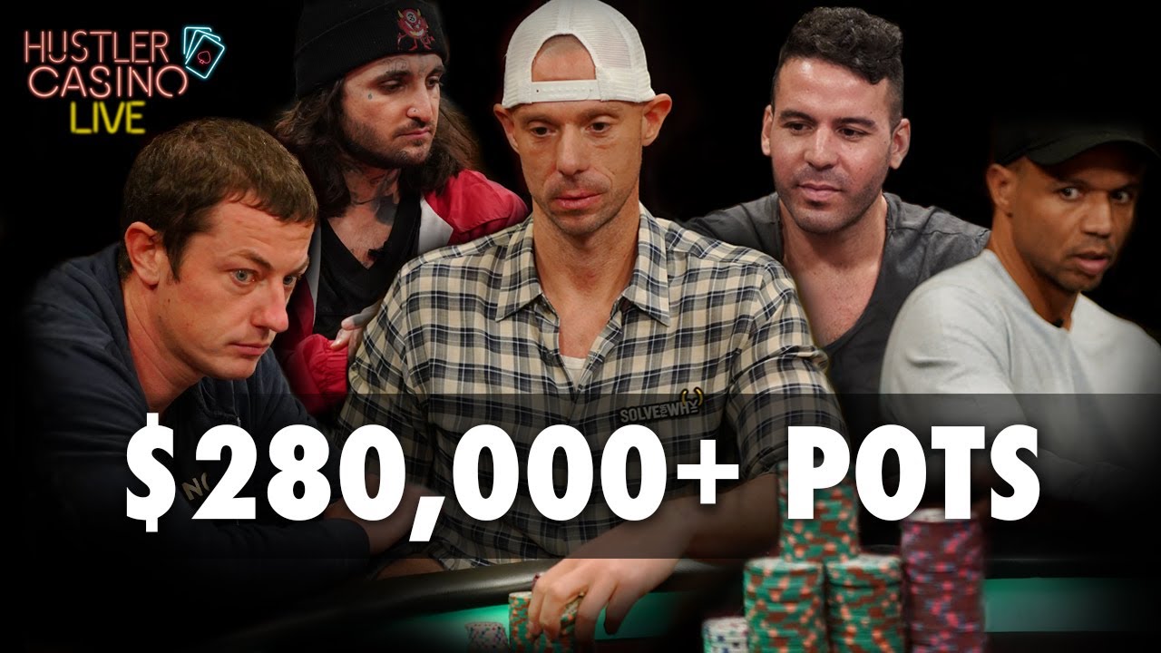 $280 000+ All-In-Pots — Hustler Casino Live — Легендарная игра в покер с супервысокими ставками