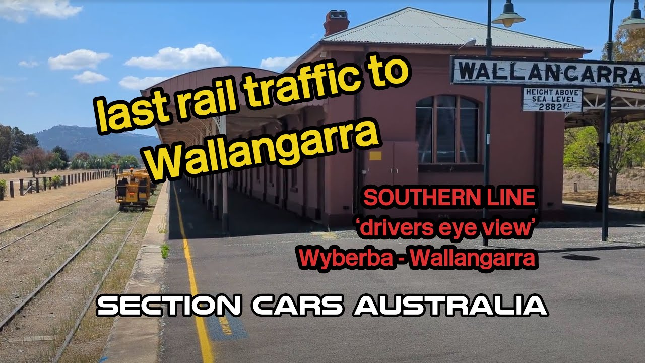 Section Cars Australia - the last rail traffic to Wallangarra - Queensland Rail