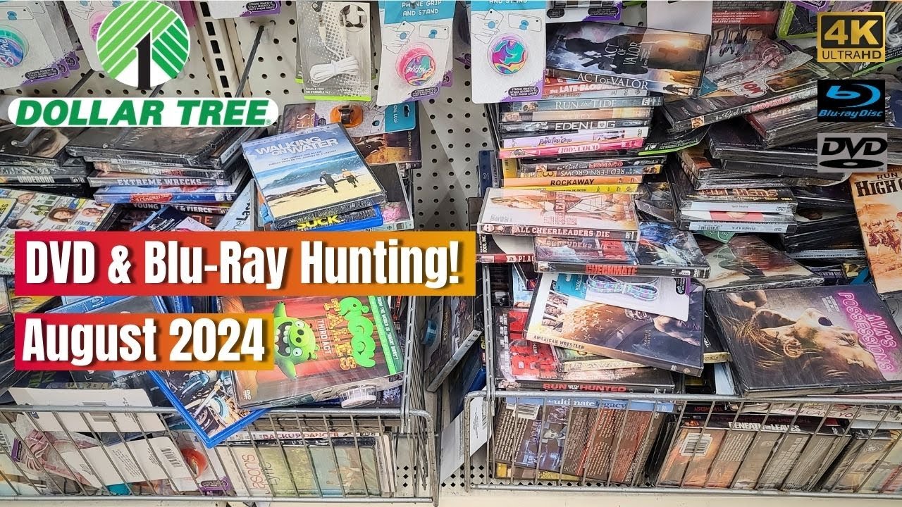 DVD & Blu-Ray Hunting at Dollar Tree! (August 2024)