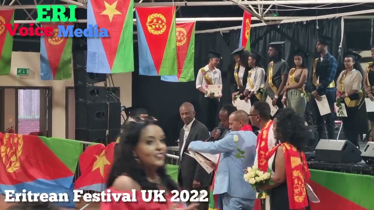 Eritrean University graduates 🎓 Received certificates Eritrean Festival UK 2022 🇪🇷