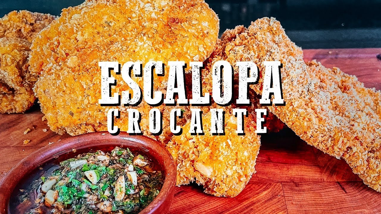 Escalopa Crocante de Lomo Vetado de Cerdo y Chimichurri | Slucook