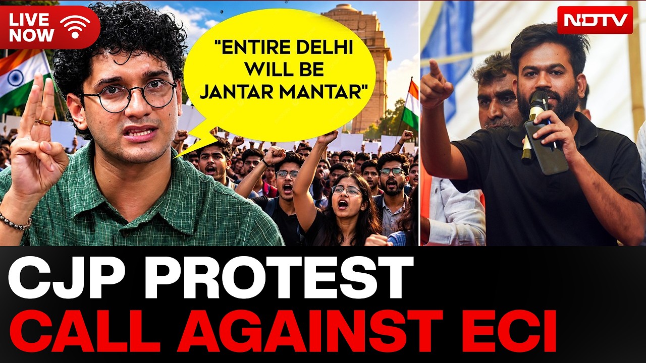 CJP Protest LIVE News | CJP Protest Against CEC Gyanesh Kumar | CJP Jantar Mantar Protest | ECI Row