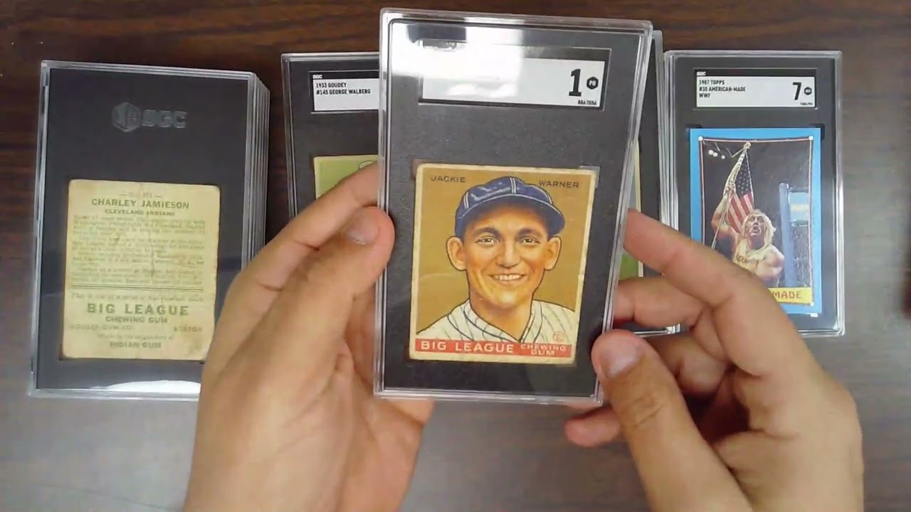 20 Card SGC Reveal - WWF, MLB, & NFL