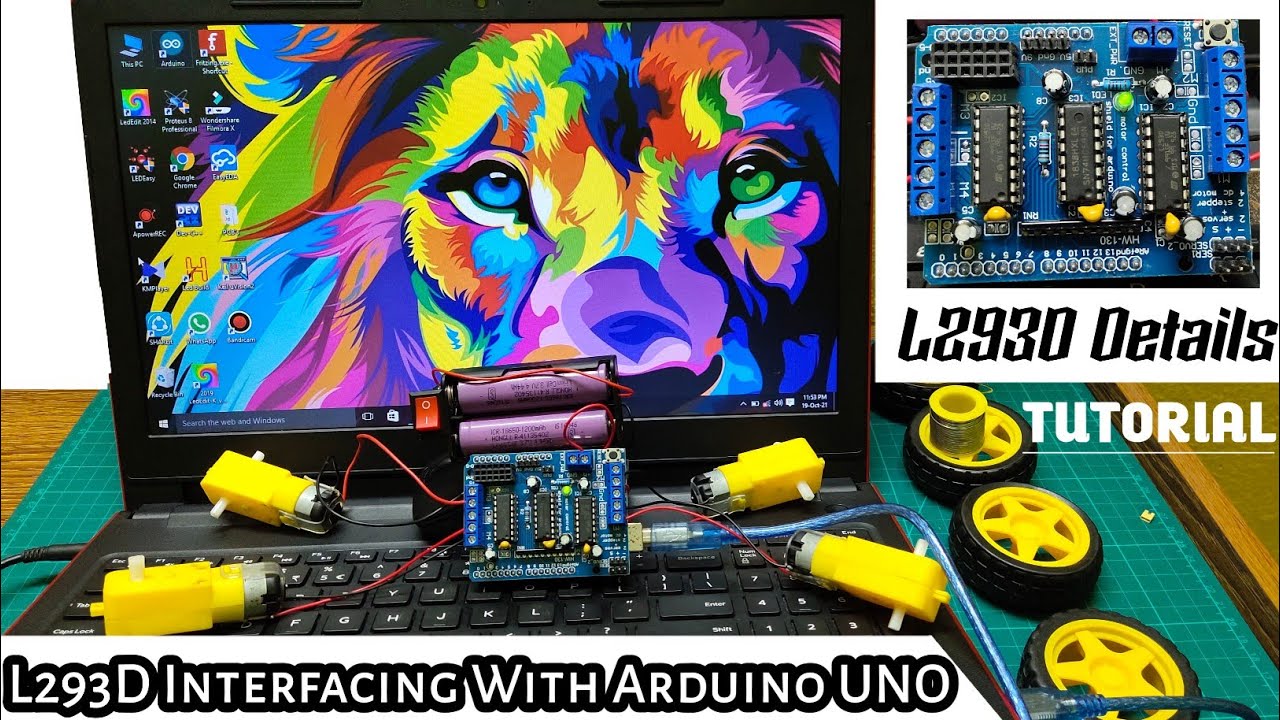 How to Control DC Motors With L293D Motor Shield & Arduino | With Circuit Diagram & Code