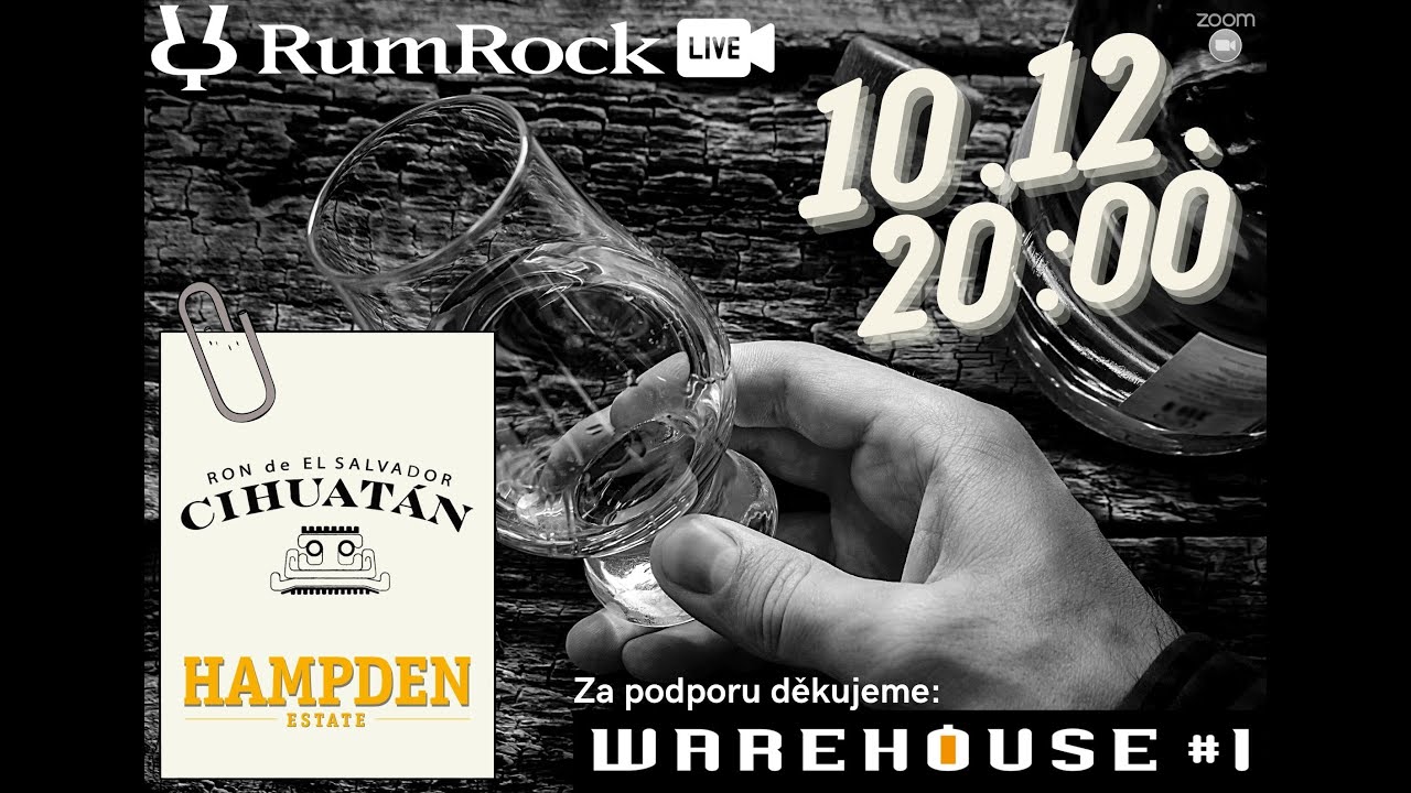 RumRock Live 8 Tasting Invitation by Gabriela Ayala Cihuatan