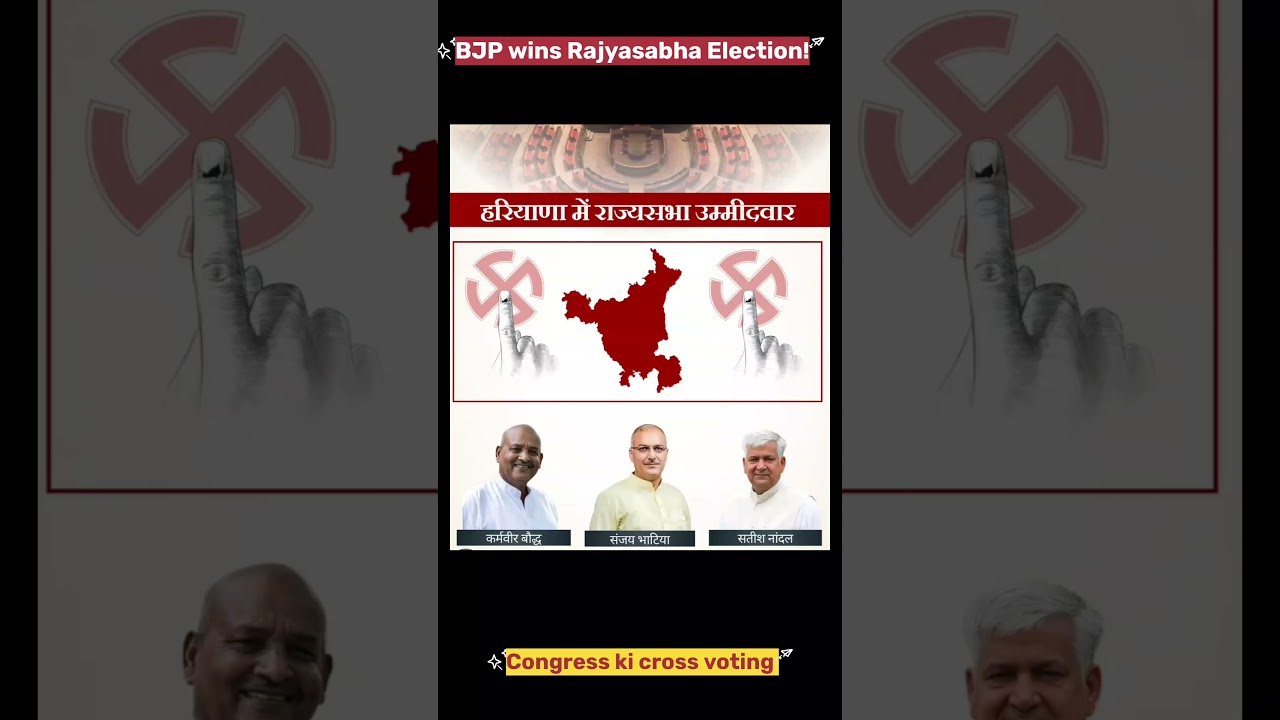 karamveer bauddh, satish nandal, sanjay bhtya who win Rajyasabha Election