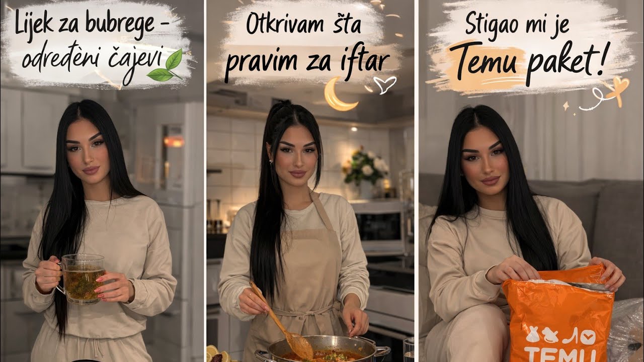 Lijek za bubrege 💊 | Otkrivam šta pravim za iftar 🌙🍲 | Otvaram Temu paket 📦✨