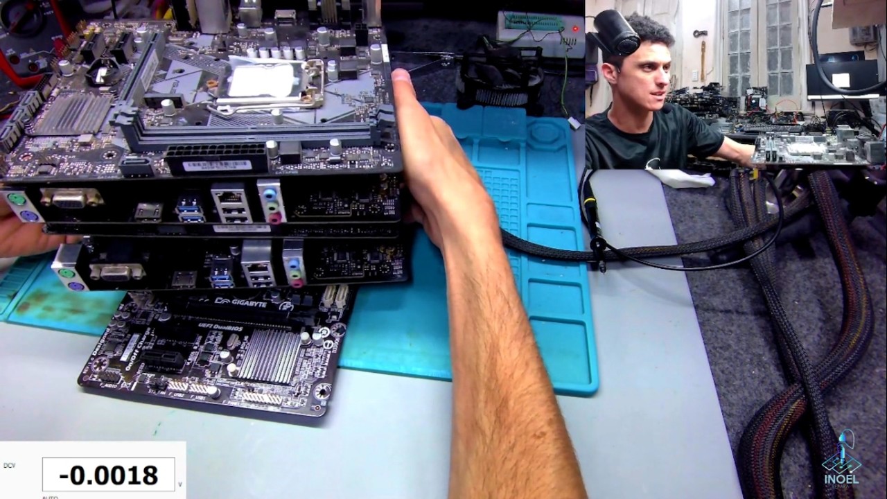 Análisis Completo de Fallas en Placas Asus H310: Señales, Voltajes, MOSFETs
