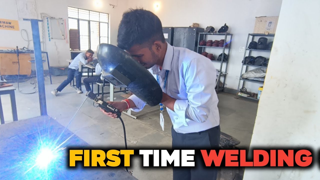 First Time Welding 🥽 Ranjit vloger 26..