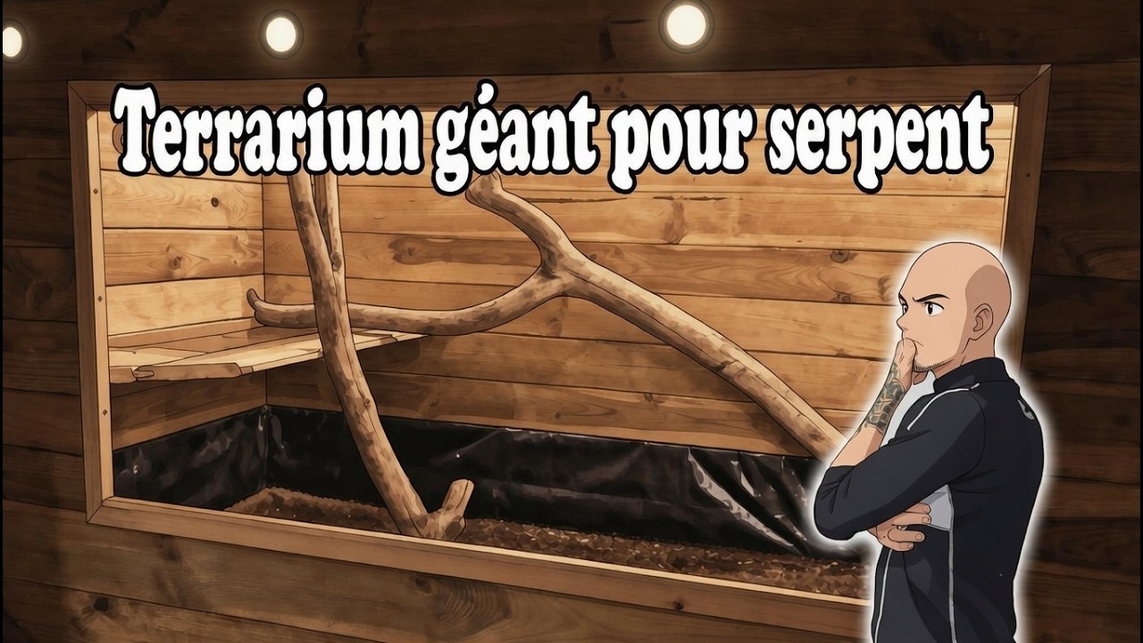 JE CONSTRUIS UN TERRARIUM GÉANT POUR MON SERPENT