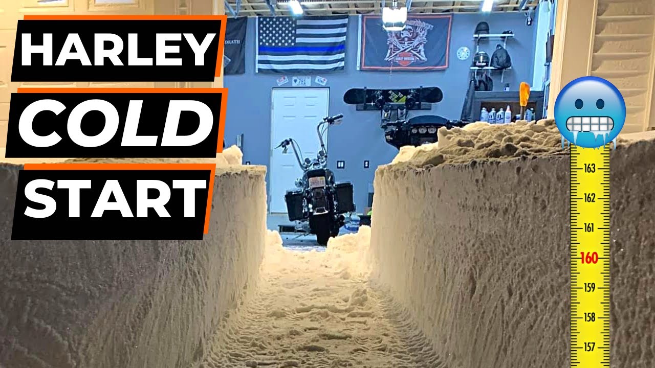 Холодный старт Harley-Davidson ❄️