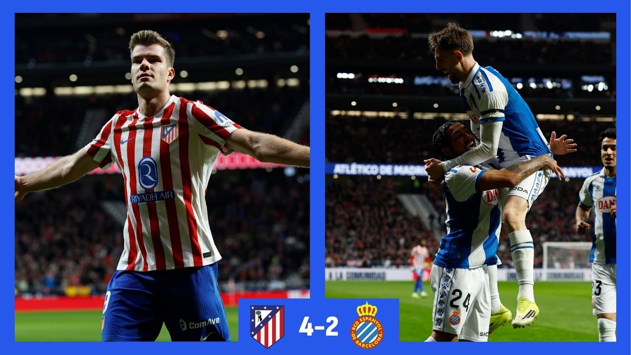 Resumen Atlético de Madrid 4 -2 Espanyol | Tiempo de Juego COPE