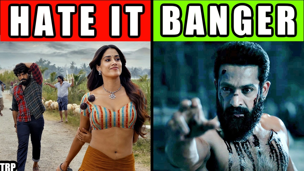 Janhvi Kapoor Needs To Stop 🙈 | PEDDI Trailer Review | Prashanth Is Angry | Dragon Trailer Review