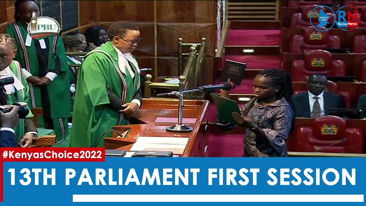 The Youngest MP Bomet Woman Rep Linet Jepkorir Toto takes Oath of Office