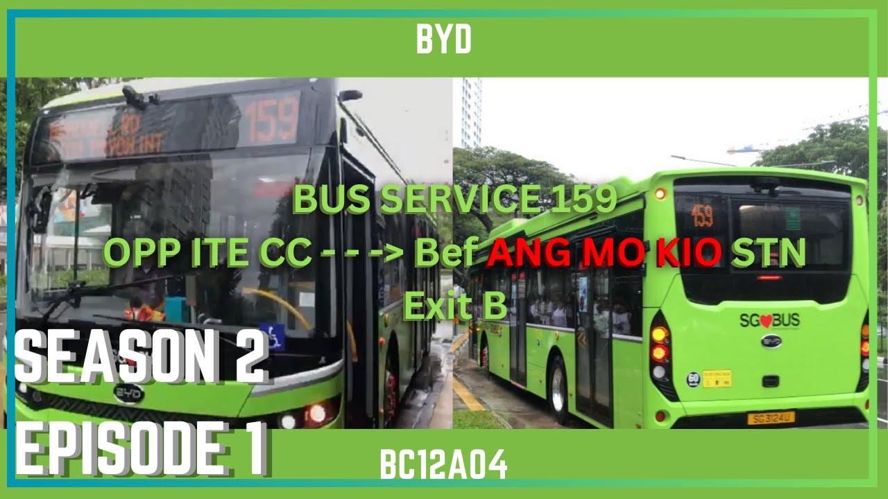Bus Service 159 | BYD BC12A04 (Bus Joyride)