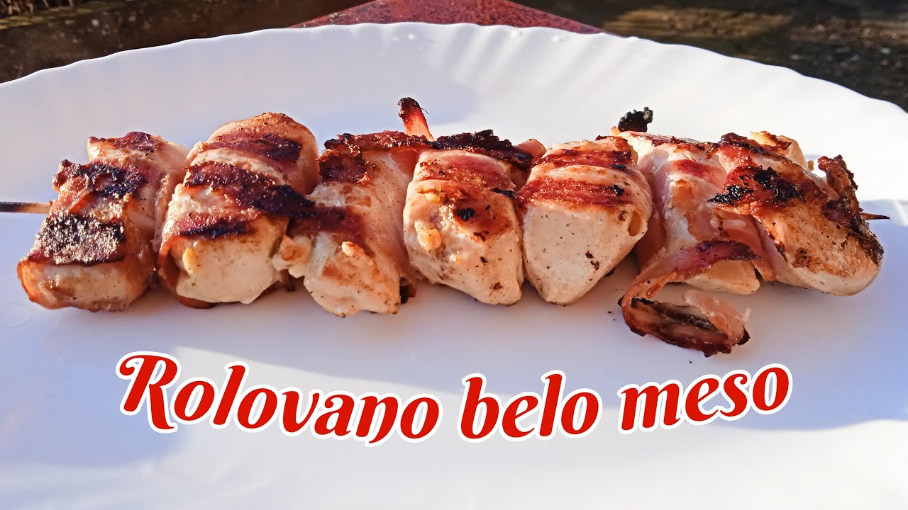 RAŽNJIĆ OD ROLOVNOG BELOG MESA - specijalitet sa roštilja
