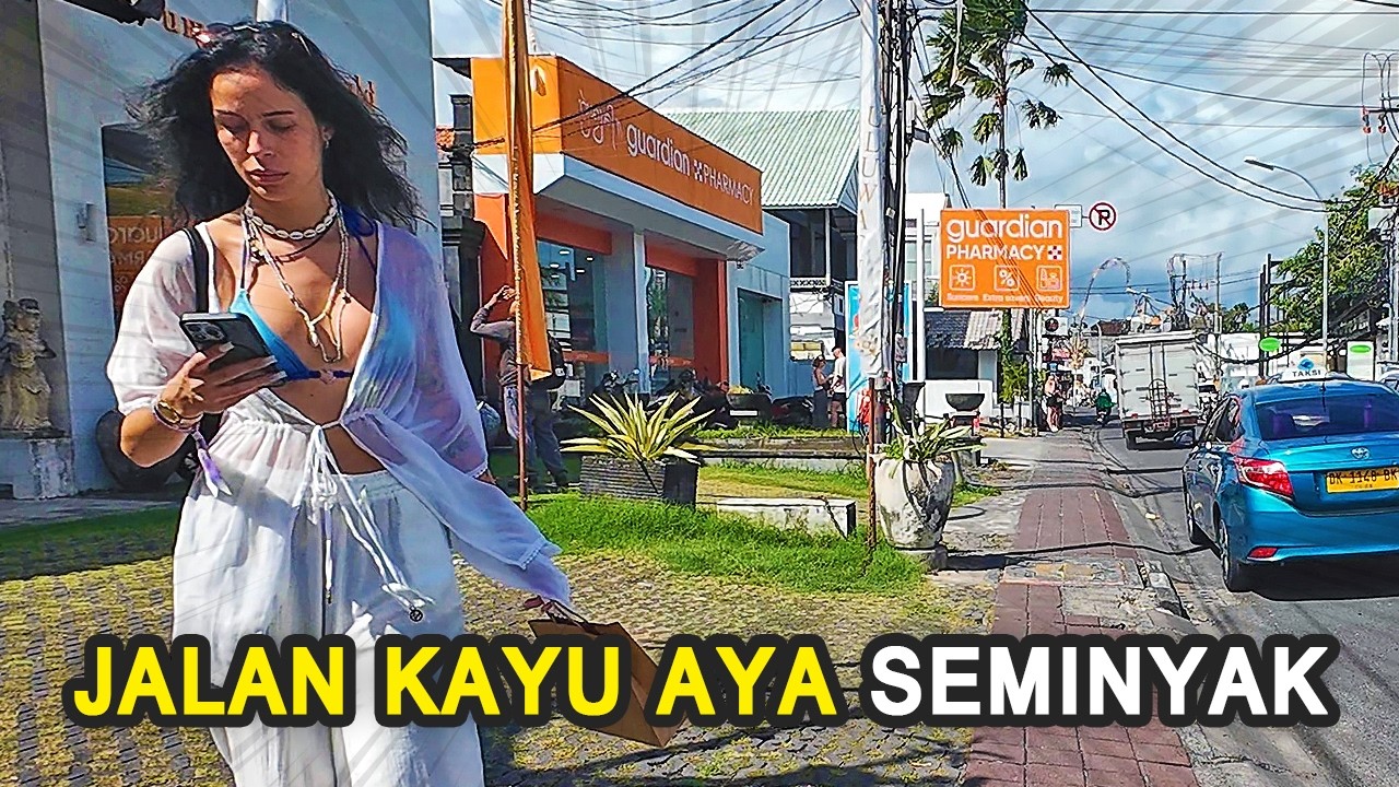 AREA PALING POPULER DI SEMINYAK‼️ Menyusuri Jalan Kayu Aya, Bali
