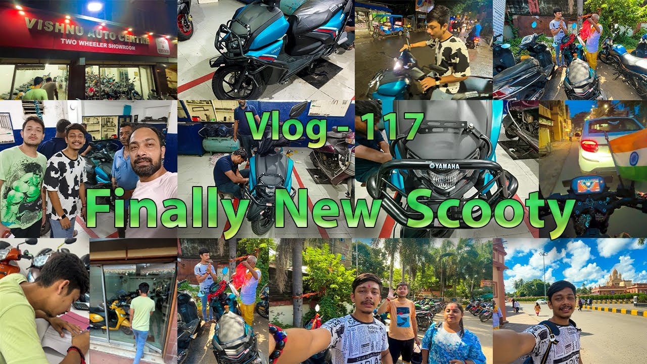 Finally Taking Delivery Of My New Scooty || Yamaha Ray ZR 125 Delivery || নতুন Scooty কিনেনিলাম ||