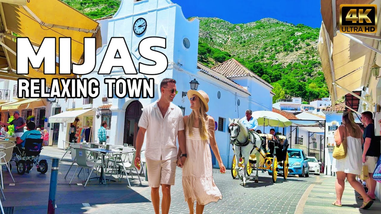 Is This the Most Beautiful Village in Spain? | Mijas Pueblo Walking Tour 4K