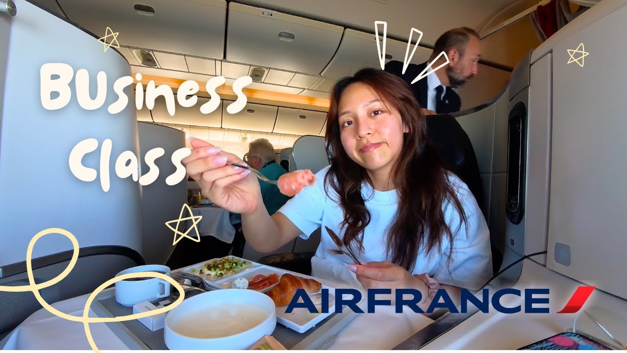 Come with me on an Air France Business Flight from Paris!
