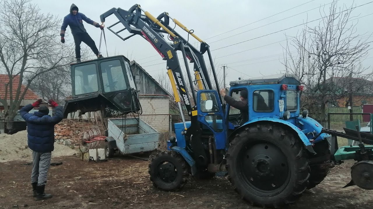 Трактор ЮМЗ-6 за 1500$ залізли в коробку Кум уже нічого не боїться...