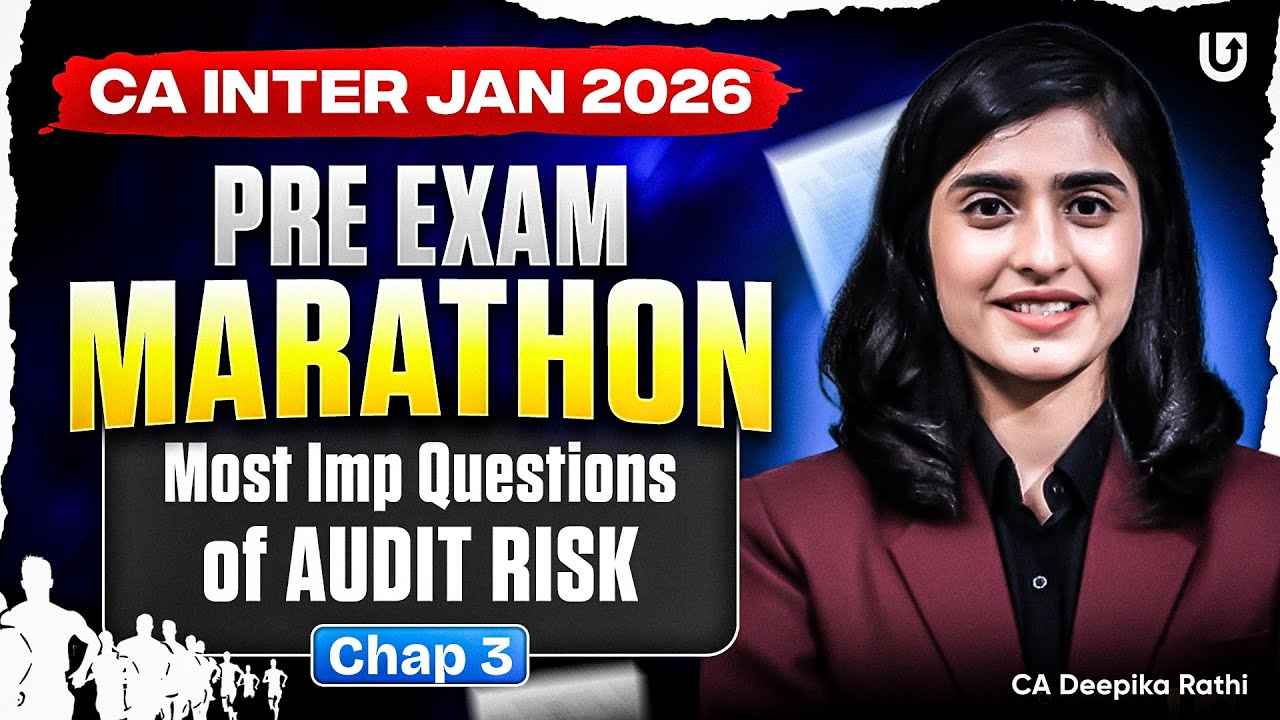 Audit Risk Chapter 3 | CA Inter Audit | Jan 26 | CA Deepika Rathi | Ultimate CA