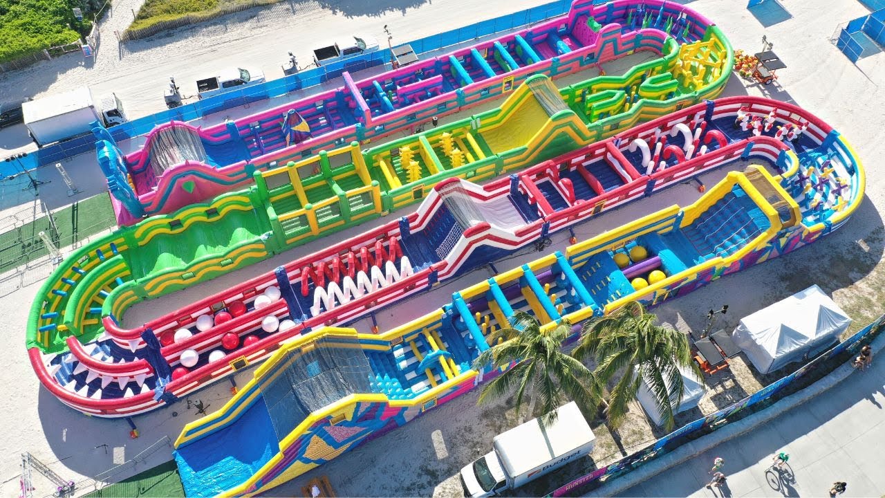 I Almost Didn't Finish the World's Largest Inflatable Obstacle Course!