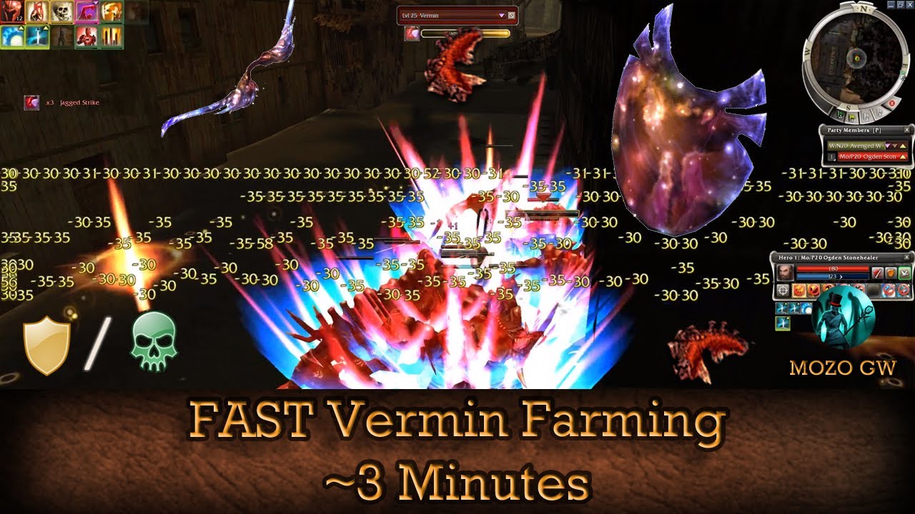 FAST Vermin Farm, HM - Guild Wars Warrior Farm W/N