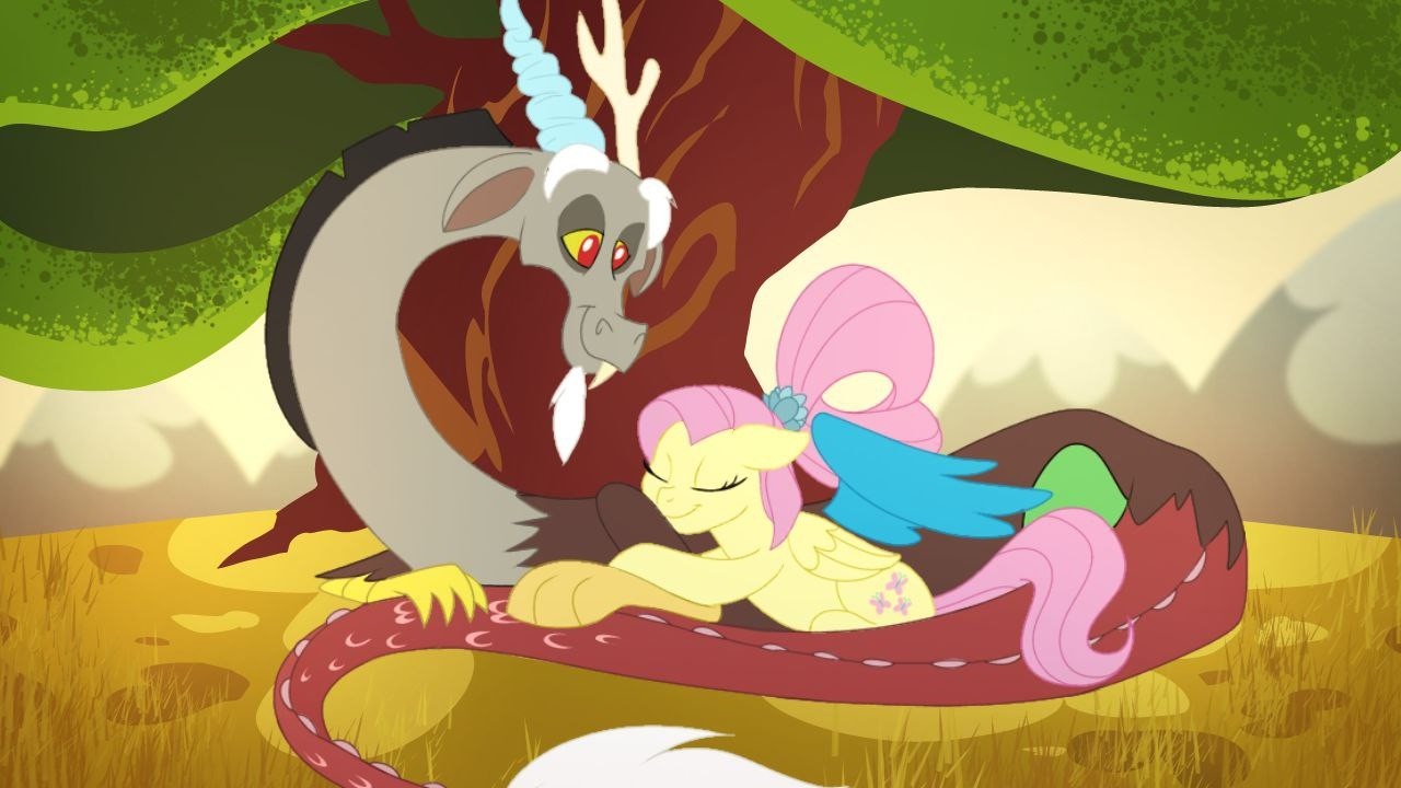 WERE FLUTTERSHY AND DISCORD IN LOVE??