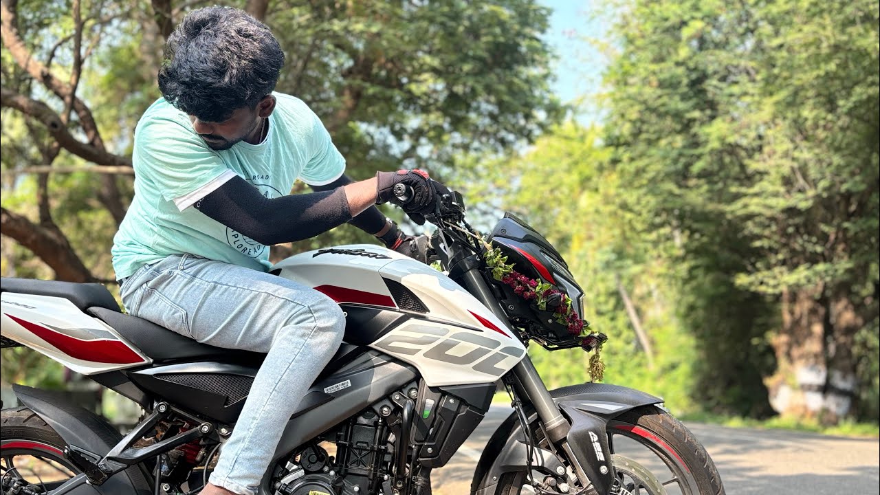 💥 2025 new 🤩 | ⚡️ pulsar Ns 200 bike Review🥳 #tamil 