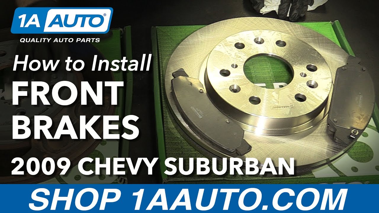 How to Install Front Brakes Pads Rotors 08-13 Chevy Suburban 1500