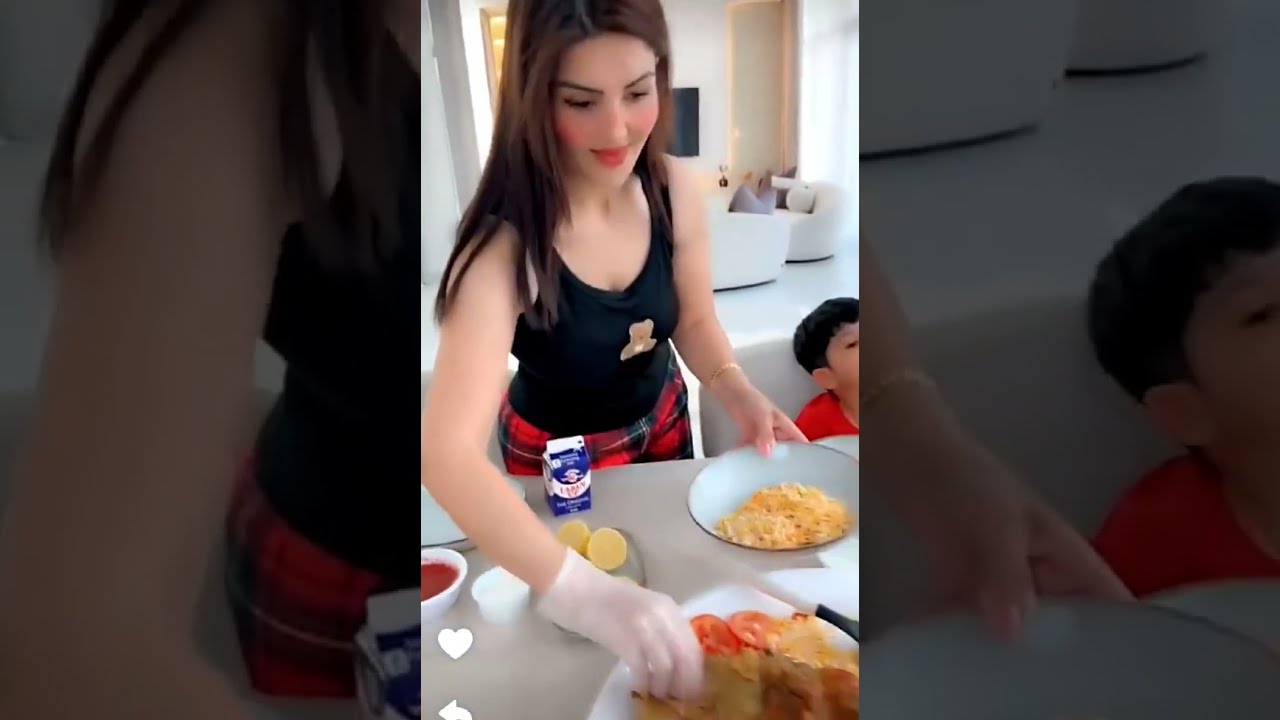 تفضلو على العشا صار جاهز يوميات نور وعصام متابعة لصفحة ❤️