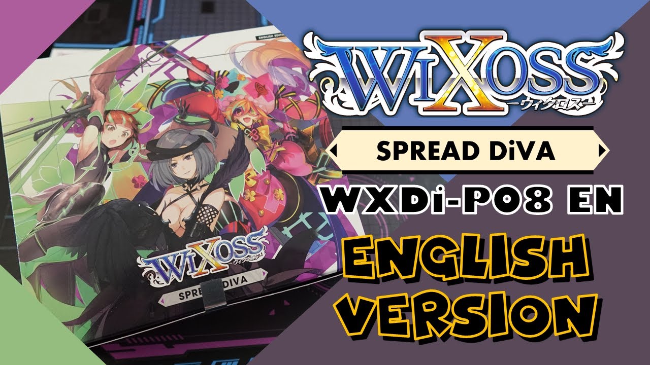 WIXOSS TCG English | WXDi-P08 EN Booster - SPREAD DiVA