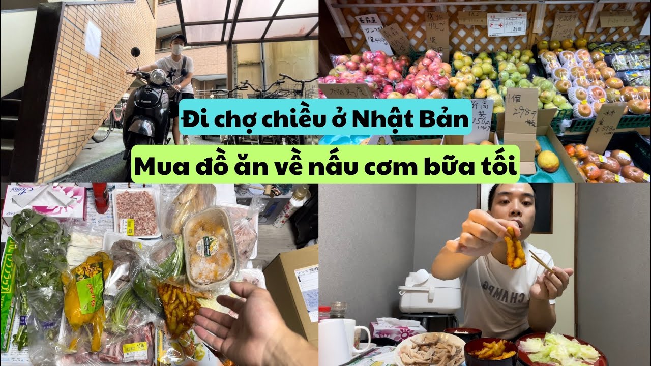 532 | Đi Chợ Chiều Ở Nhật - Mua Đồ Ăn Về Nấu Cơm Bữa Tối | Cuộc Sống Ở Nhật Bản | Đức Thư Vlogs