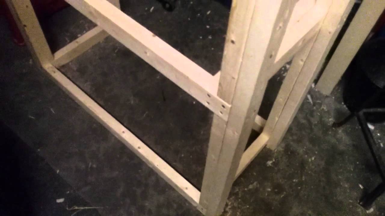 DIY double 40 gallon breeder stand/rack
