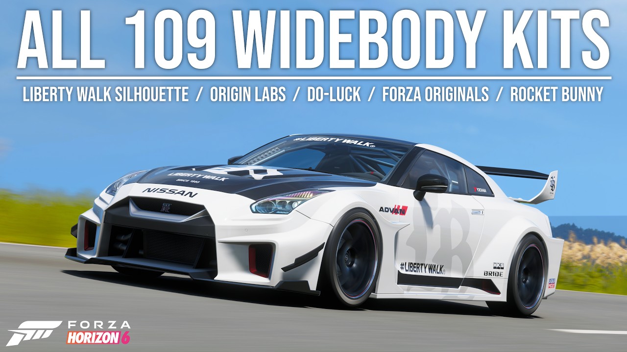 Forza Horizon 6 &mdash; ВСЕ 109 КОМПЛЕКТОВ WIDEBODY В FORZA HORIZON 6!!