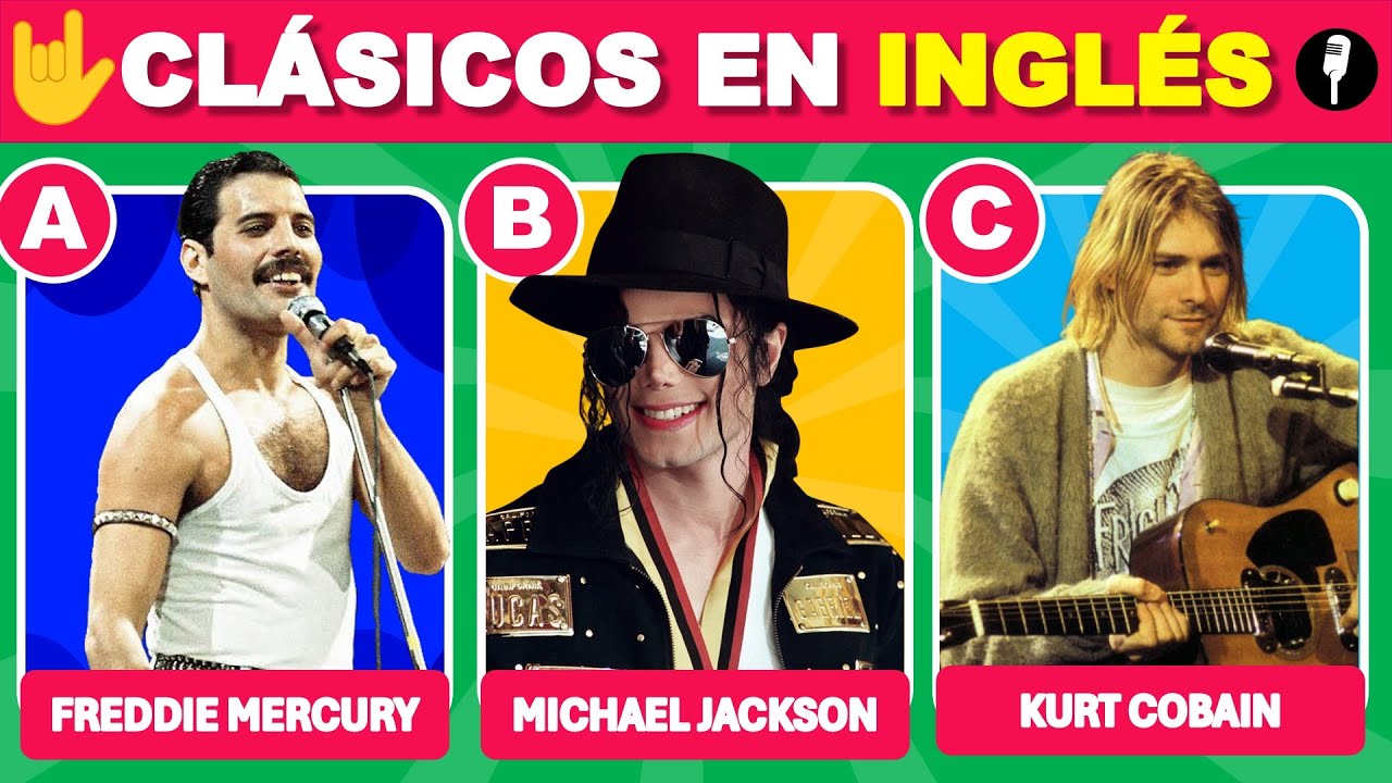 RETO MUSICAL ✅🔊 - ADIVINA LAS CANCIONES EN INGLÉS 70' 80' 90' 🕺💃- CLÁSICOS EN INGLÉS / TRIVIANDO 🔴🟢