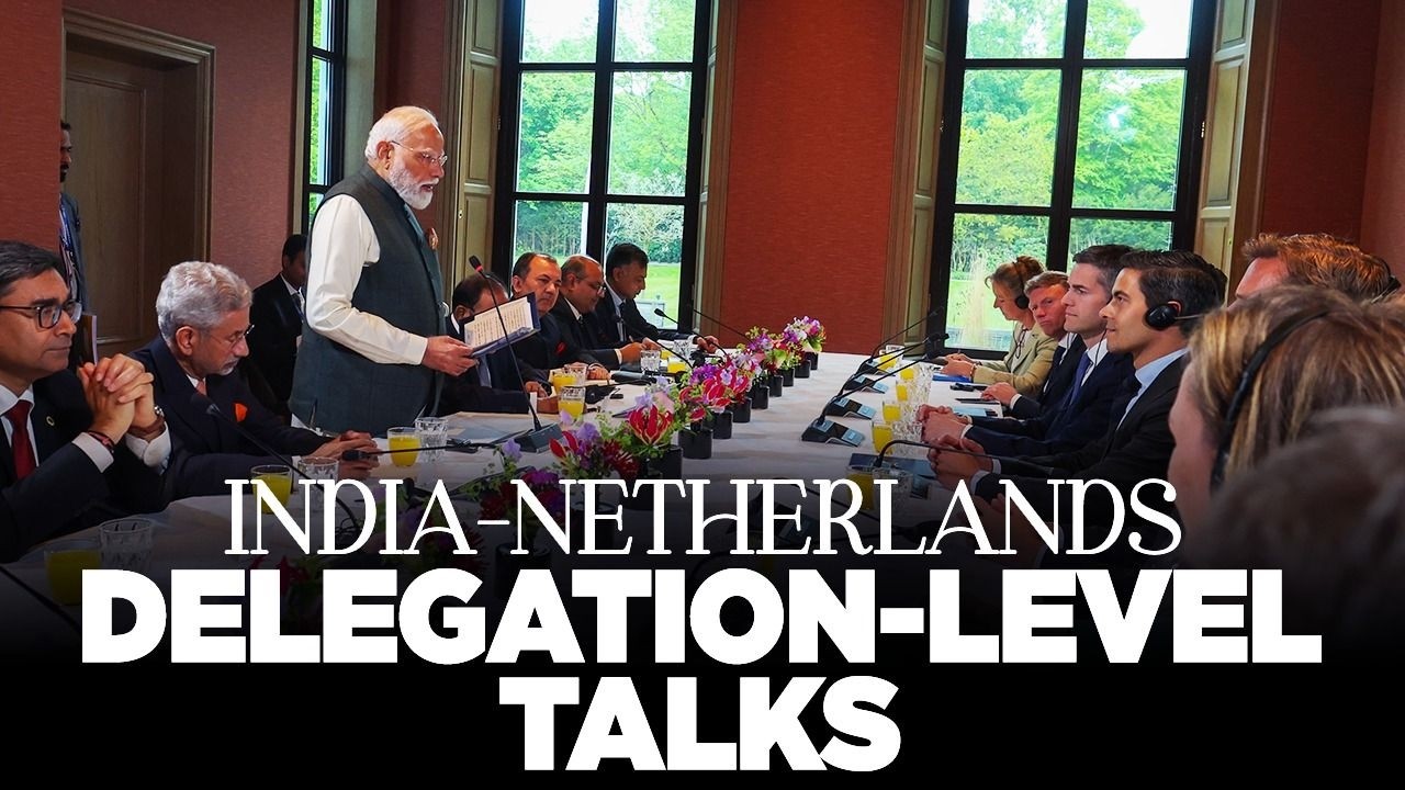 LIVE: PM Modi holds delegation-level talks with Prime Minister Rob Jetten of Netherlands