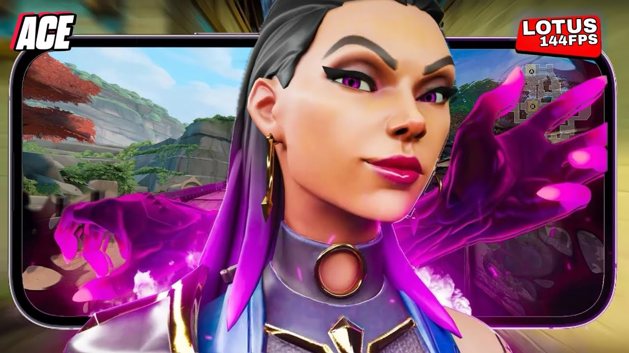 VALORANT Mobile New English Beta - LOTUS Map 🔥 Reyna - ACE Gameplay Clip 👀